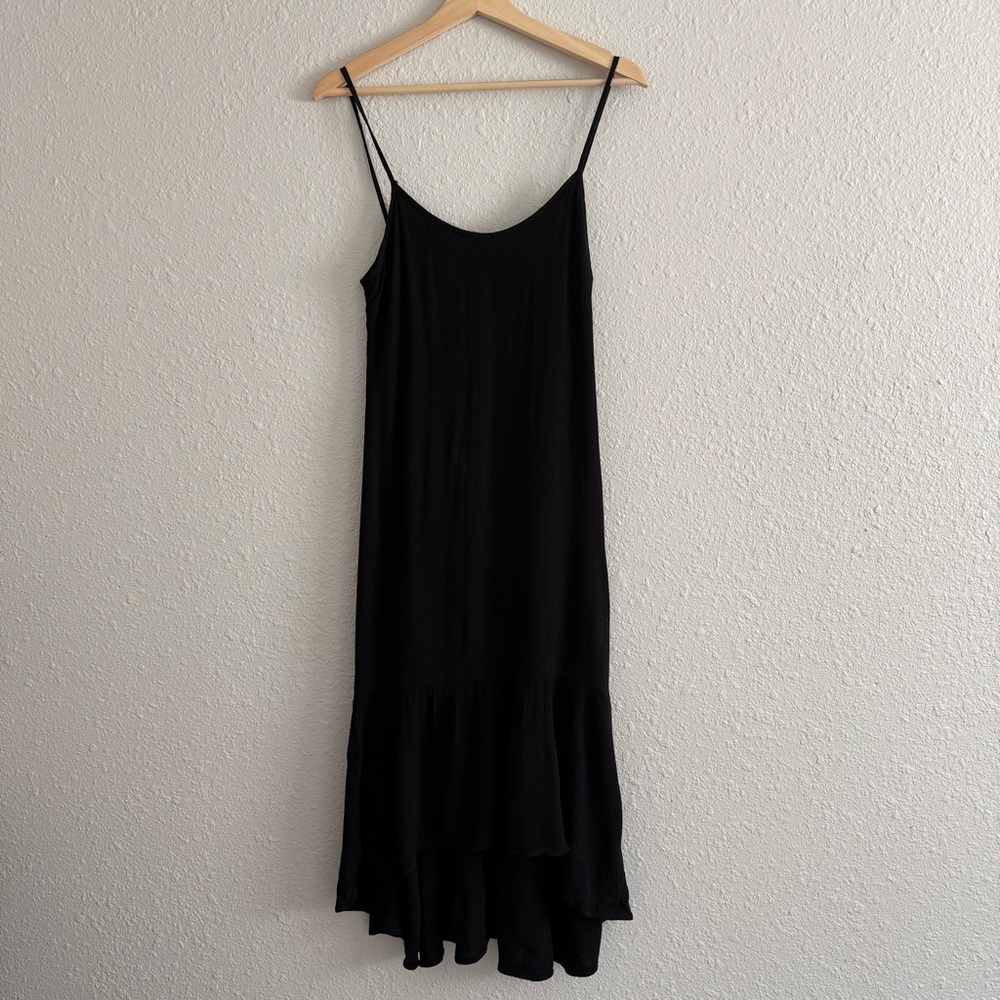 Lulus black asymmetrical hem dress size extra small